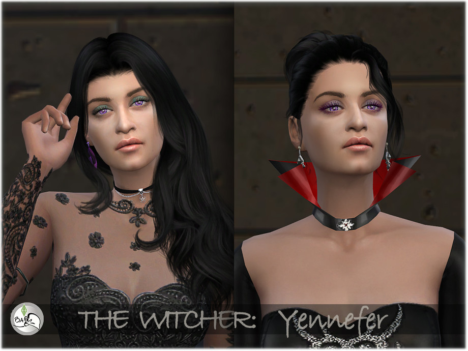The Sims Resource Sim Yennefer Of Vengerberg The Witcher Inspiration