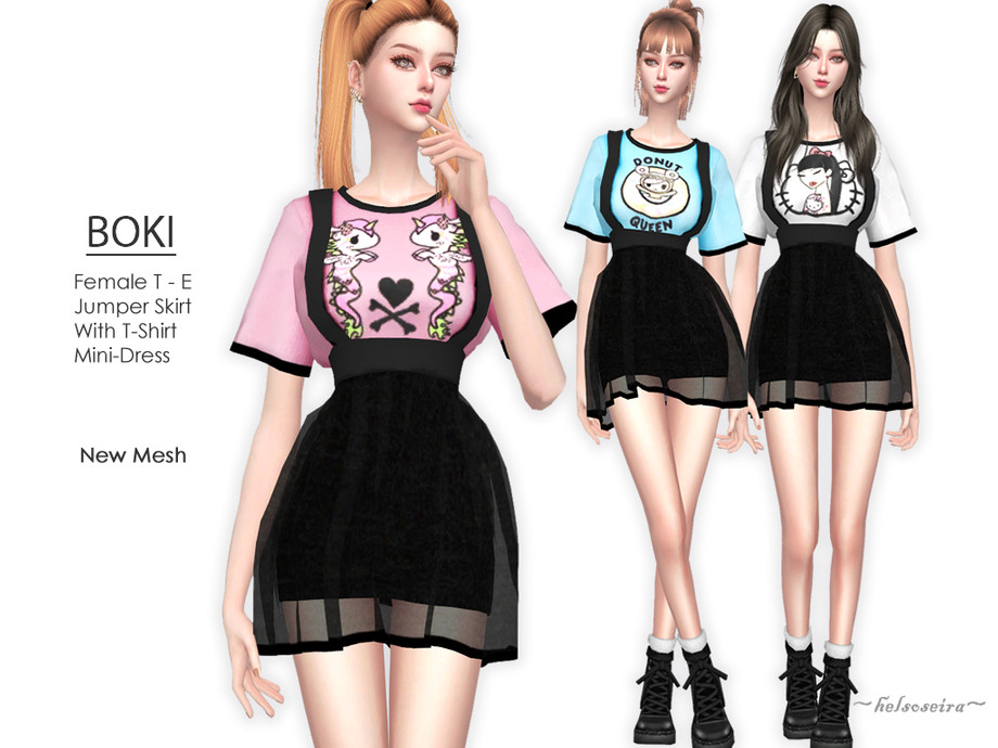 The Sims Resource BOKI - Mini Dress