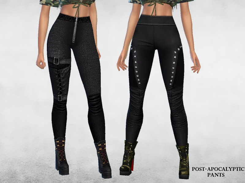 The Sims Resource - Post-Apocalyptic Pants