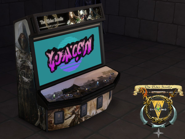 Sims 4 — The Elder Scrolls Anthology Part 3 by littleladyseraphine — The Elder Scrolls Anthology Arcade Games.