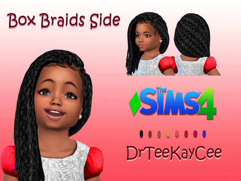 sims 4 cc hair braids