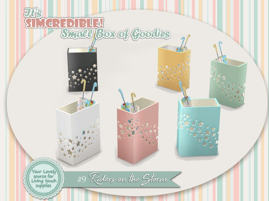 The Sims Resource Riders on the storm Umbrella Rack 10 REQUIRES