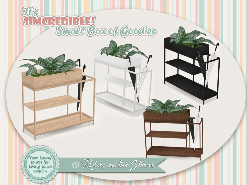 The Sims Resource Riders on the storm Umbrella Rack 14 REQUIRES