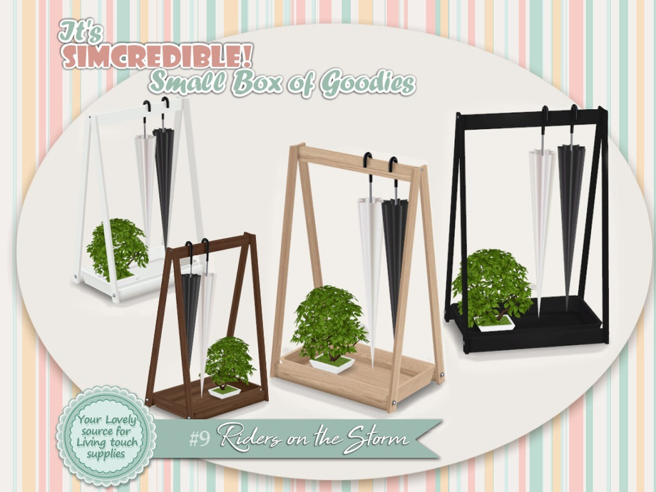 The Sims Resource Riders on the storm Umbrella Rack 5 REQUIRES SEASONS