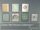 Sims 4 — Green Vibe Picture Set 1 by pegasussims — Are you wanting to encourage the Simiverse to Green Up? This picture