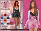 Sims 4 — Gummy Night Gown by Gummycc — Thanks for your support! -021 -Clothing (Body) -12 Swatches -Women -New Mesh