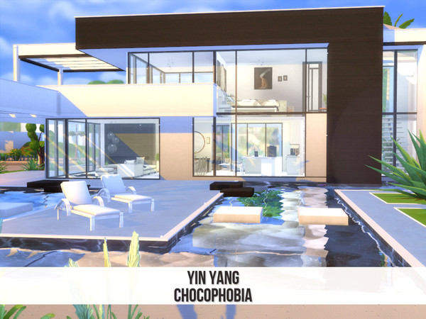 Sims 4 — Yin Yang by Chocophobia — Yin Yang is a perfect home for sims who are looking for modern, but homely feel.