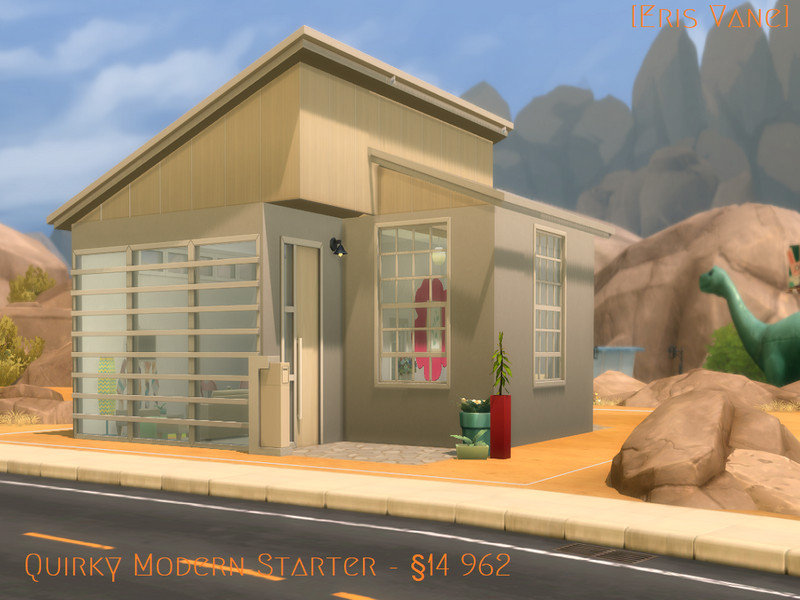 Sims 4 The Sims Resource | Quirky Modern Starter [No CC] by TSR Creator