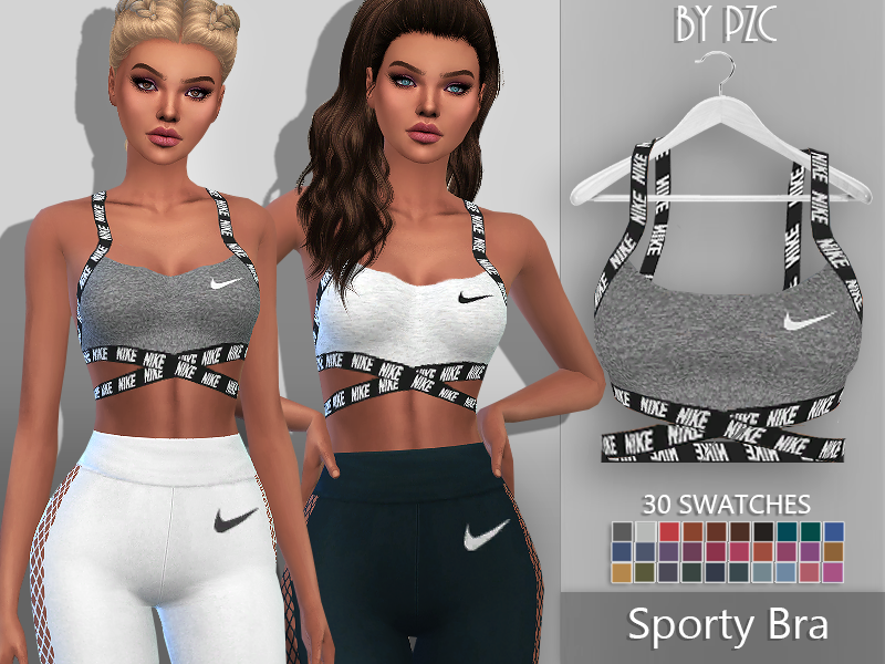 The Sims Resource - Nike Sporty Bra 897666