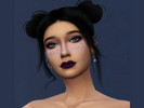 Sims 4 — [LMT] Planets Blush by Lisa_Montanari_Sims — Lilac blush with some draws of planets.