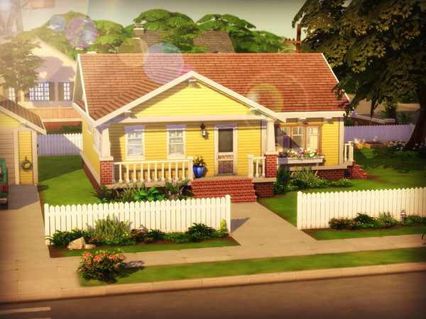 Sims 4 — Bonnie's House by lnt892 — This house was inspired by Bonnie's house from from Toy Story. A cosy family home