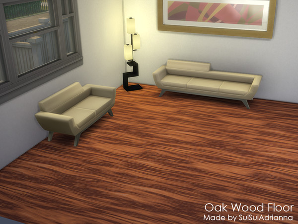 Sims 4 — Oak Wood Floor by SulSulAdrianna — An Oak wood floor with three color options. I hope you enjoy :)