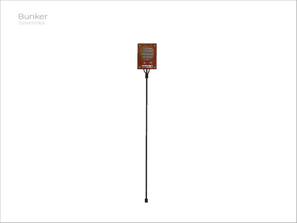 Sims 4 — [Bunker] - selector by Severinka_ — Selector From the set 'Bunker' Build / Buy category: Decor / Wall sculptures