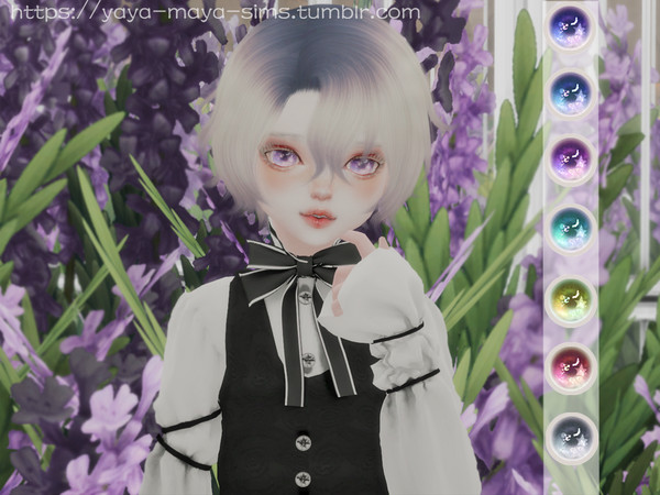 Sims 4 — maya-eyes01 by yaya-maya — 7 colors All ages and genders