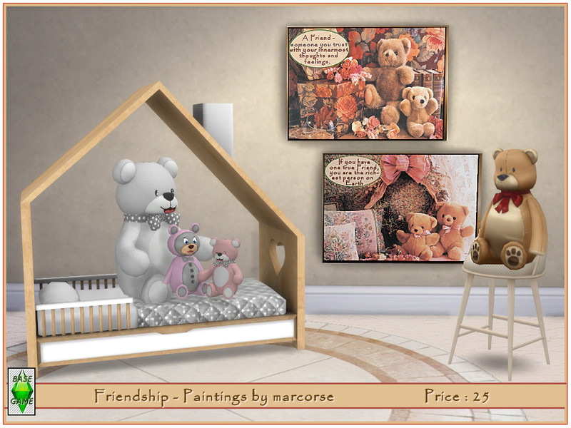 Sims 4 Friendship - Paintings by marcorse by marcorse