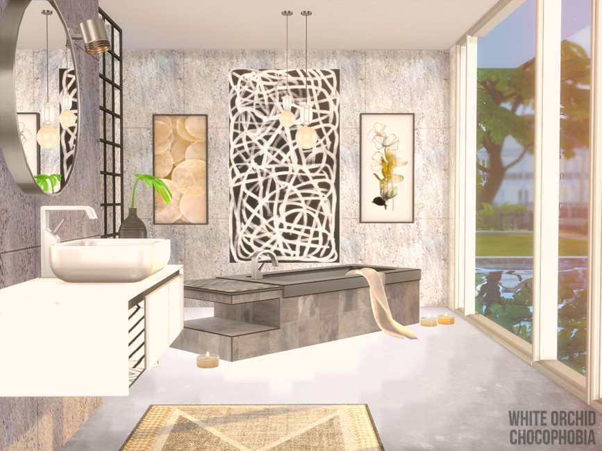 The Sims Resource White Orchid