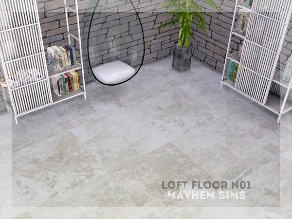 Sims 4 — Loft Floor N01 by mayhem-sims — 2 colors 12 swatches HQ texture Base game compatible You can use swatches or mix