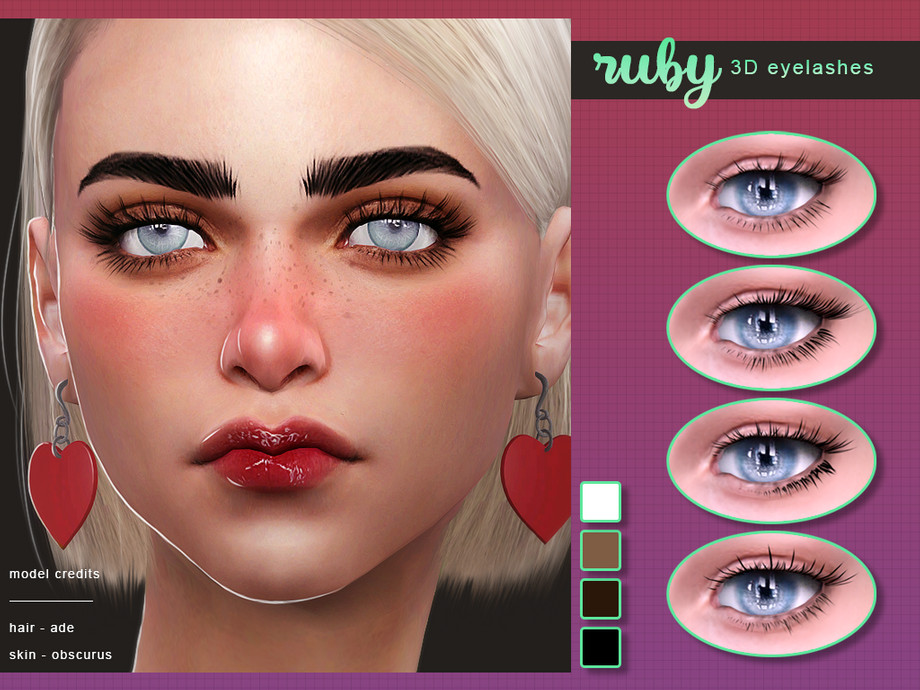 ruby 3D eyelashes 