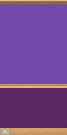 Sims 2 — NK PI Simple 2-Tone Paint -Purple Lights by MoMama — A simple two-tone painted wall in Purple Lights. Credits to