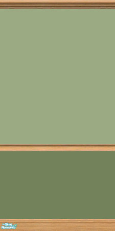 Sims 2 — NK PI Simple 2-Tone Paint - Olive by MoMama — A simple two-tone painted wall in Olive. Credits to Maxis for the