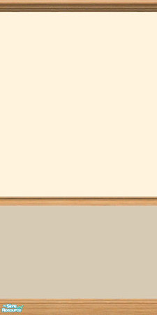 Sims 2 — NK PI Simple 2-Tone Paint - Off White by MoMama — A simple two-tone painted wall in Off White. Credits to Maxis