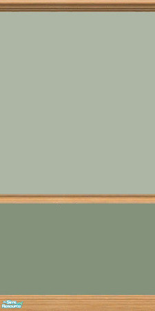 Sims 2 — NK PI Simple 2-Tone Paint - Drab Green by MoMama — A simple two-tone painted wall in Drab Green. Credits to