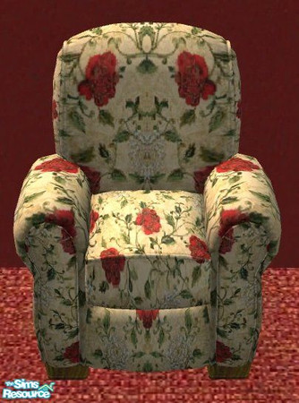 Sims 2 — Creamy Rose Chair by RhondaBlonda — 