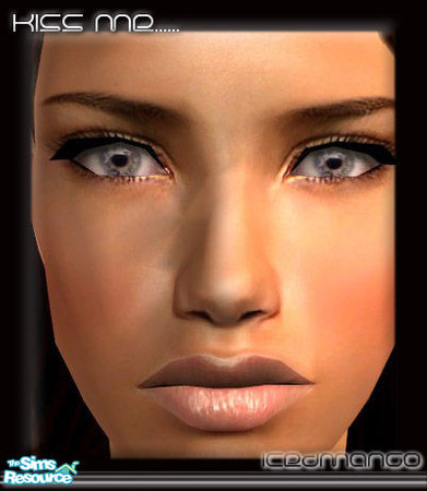 Sims 2 —  by IcedMango — Kiss me Lipsticks makes Lips soft and smooth- Kissable Lips with realistic Lipstructure for the