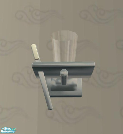 Sims 2 — PB Bathroom - Toothbrush on Wall by ShinoKCR — 