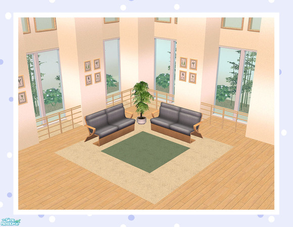 Sims 2 — Double Block (No Glass) Quarter Length by Creative Sim — Is it a room divider? Is it a fence?...It can be