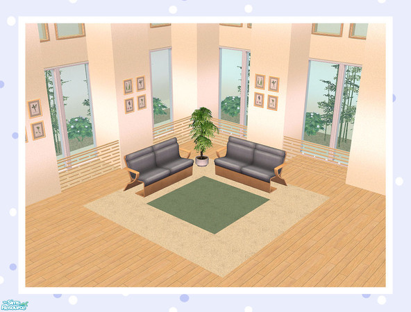 Sims 2 — Triple Line (No Glass) Quarter Length by Creative Sim — Is it a room divider? Is it a fence?...It can be either!