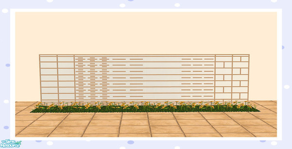 Sims 2 — Room Dividers And Fences - Set 9 by Creative Sim — This set contains glass inserts. Is it a room divider? Is it
