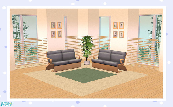 Sims 2 — Triple Line (Part Glass) Half Length by Creative Sim — Is it a room divider? Is it a fence?...It can be either!