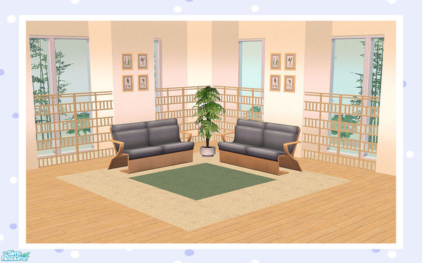 Sims 2 — Multi Gaps (Part Glass) Half Length by Creative Sim — Is it a room divider? Is it a fence?...It can be either! A