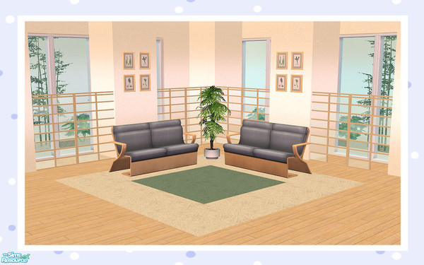 Sims 2 — Double Block (Part Glass) Half Length by Creative Sim — Is it a room divider? Is it a fence?...It can be either!