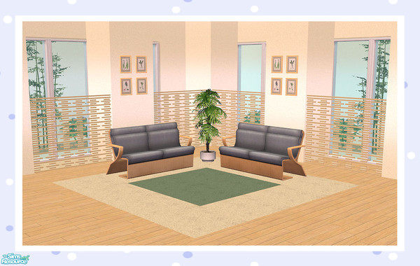 Sims 2 — Multi Block (Part Glass) Half Length by Creative Sim — Is it a room divider? Is it a fence?...It can be either!