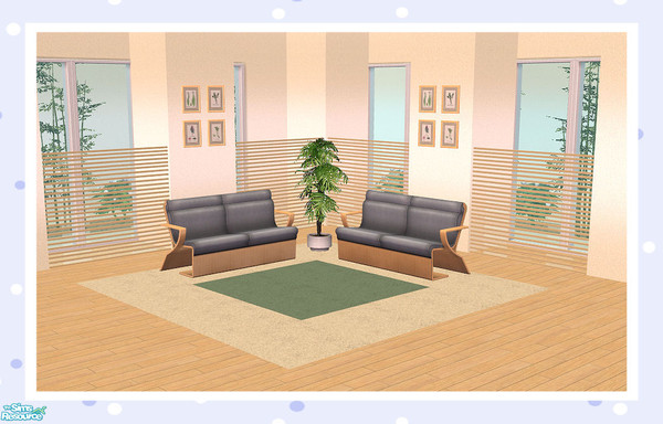 Sims 2 — Multi Line (Part Glass) Half Length by Creative Sim — Is it a room divider? Is it a fence?...It can be either! A