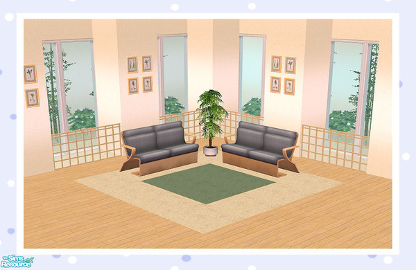 Sims 2 — Multi Cube (With Glass) Quarter Length by Creative Sim — Is it a room divider? Is it a fence?...It can be