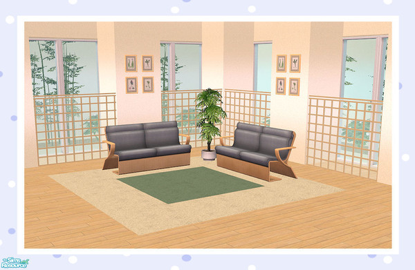 Sims 2 — Multi Cube (With Glass) Half Length by Creative Sim — Is it a room divider? Is it a fence?...It can be either! A