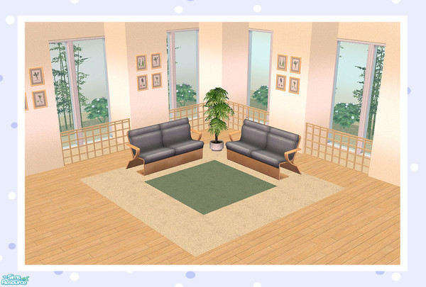 Sims 2 — Multi Cube (No Glass) Quarter Length by Creative Sim — Is it a room divider? Is it a fence?...It can be either!