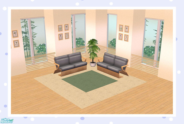 Sims 2 — Single Line (No Glass) Quarter Length by Creative Sim — Is it a room divider? Is it a fence?...It can be either!