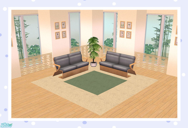 Sims 2 — Multi Block (Part Glass) Quarter Length by Creative Sim — Is it a room divider? Is it a fence?...It can be