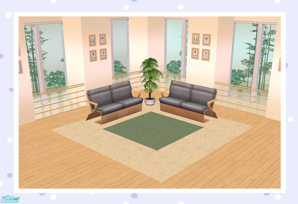 Sims 2 — Long Block (Part Glass) Quarter Length by Creative Sim — Is it a room divider? Is it a fence?...It can be