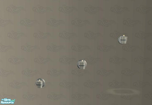 Sims 2 — PB Bathroom - Wallcandle by ShinoKCR — This Wallcandle is based on a Statue and follows the Surfaces - this
