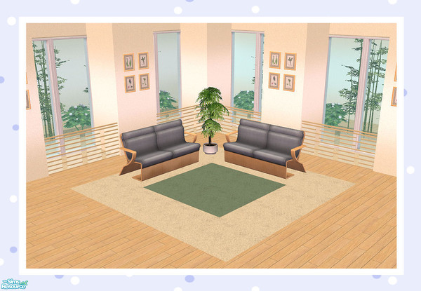 Sims 2 — Double Line (Part Glass) Quarter Length by Creative Sim — Is it a room divider? Is it a fence?...It can be
