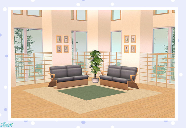 Sims 2 — Double Block (With Glass) Half Length by Creative Sim — Is it a room divider? Is it a fence?...It can be either!