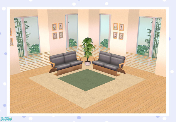 Sims 2 — Double Line (With Glass) Quarter Length by Creative Sim — Is it a room divider? Is it a fence?...It can be