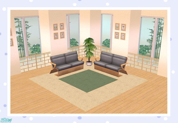 Sims 2 — Inter Block (With Glass) Quarter Length by Creative Sim — Is it a room divider? Is it a fence?...It can be