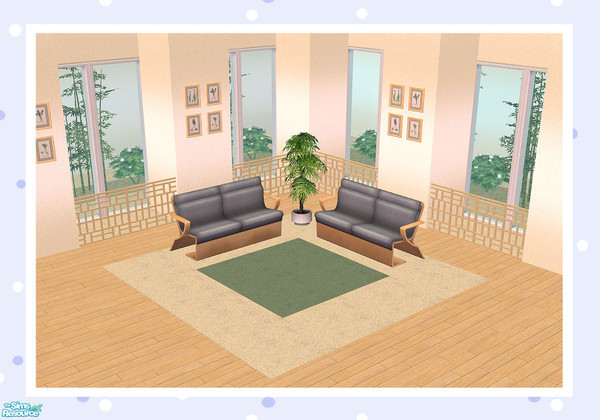 Sims 2 — Topsy Turvy (No Glass) Quarter Length by Creative Sim — Is it a room divider? Is it a fence?...It can be either!