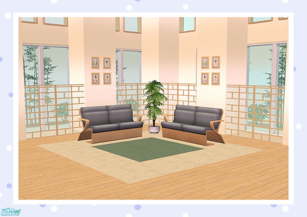 Sims 2 — Inter Block (With Glass) Half Length by Creative Sim — Is it a room divider? Is it a fence?...It can be either!
